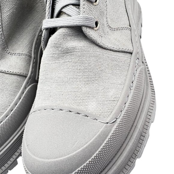 Free People Camp Out Canvas Lace Up Boots Size 39 - Picture 9 of 15